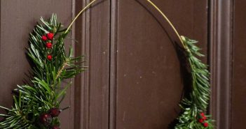 Weihnachtskranz, Aussenküche und ADHS weihnachtskranz