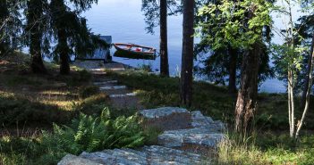 Wald, Wasser und brennende Autos waldfriedhof