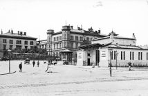 Die Station der Gürtellinie gegen den Westbahnhof.