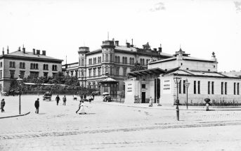 Die Station der Gürtellinie gegen den Westbahnhof.